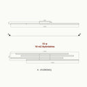 İnline Plafonyer Lineer Led Avize