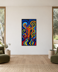 Inner Fold Tablo | 80 × 150 Cm-Tablo-Fırat Aydın Works-NowShopFun