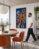 Inner Fold Tablo | 80 × 150 Cm
