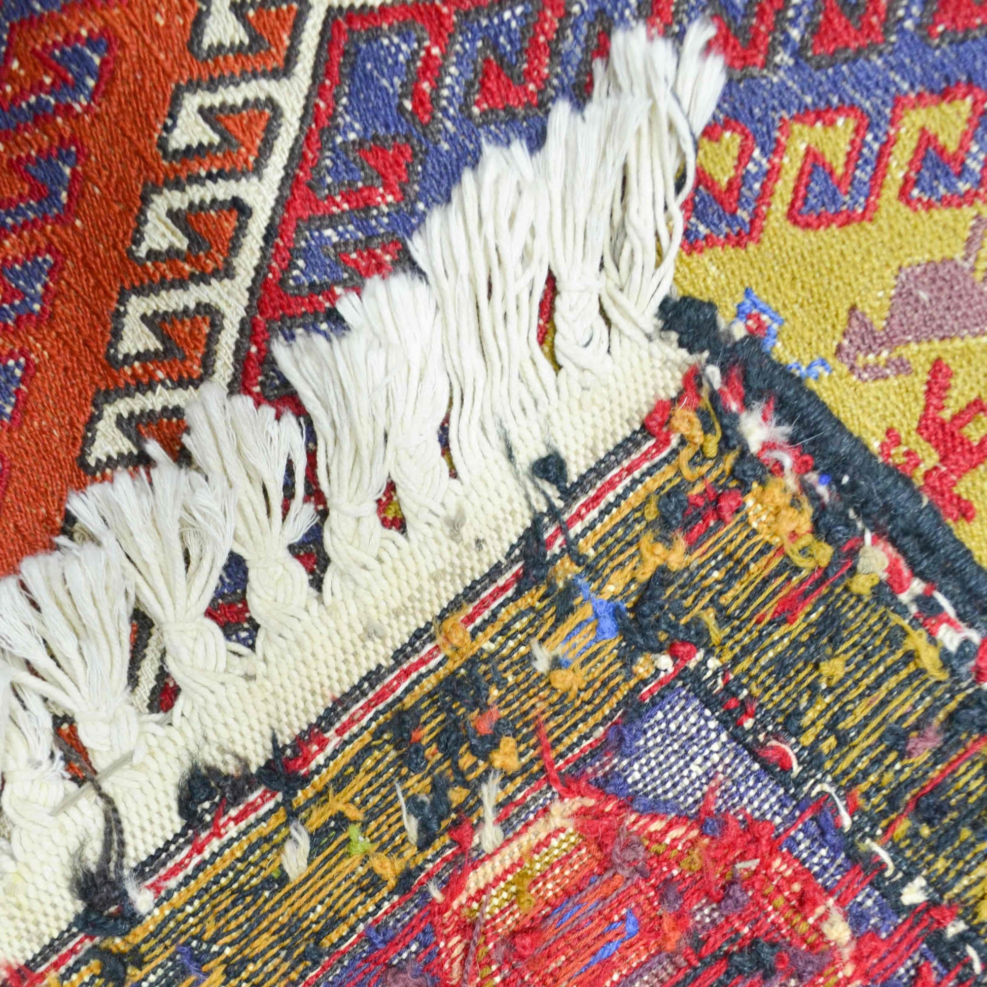 İpek ve Yünden El Dokuma İran Sumak Kilim 117x200 cm-Kilim & Halı-KilimCo-NowShopFun