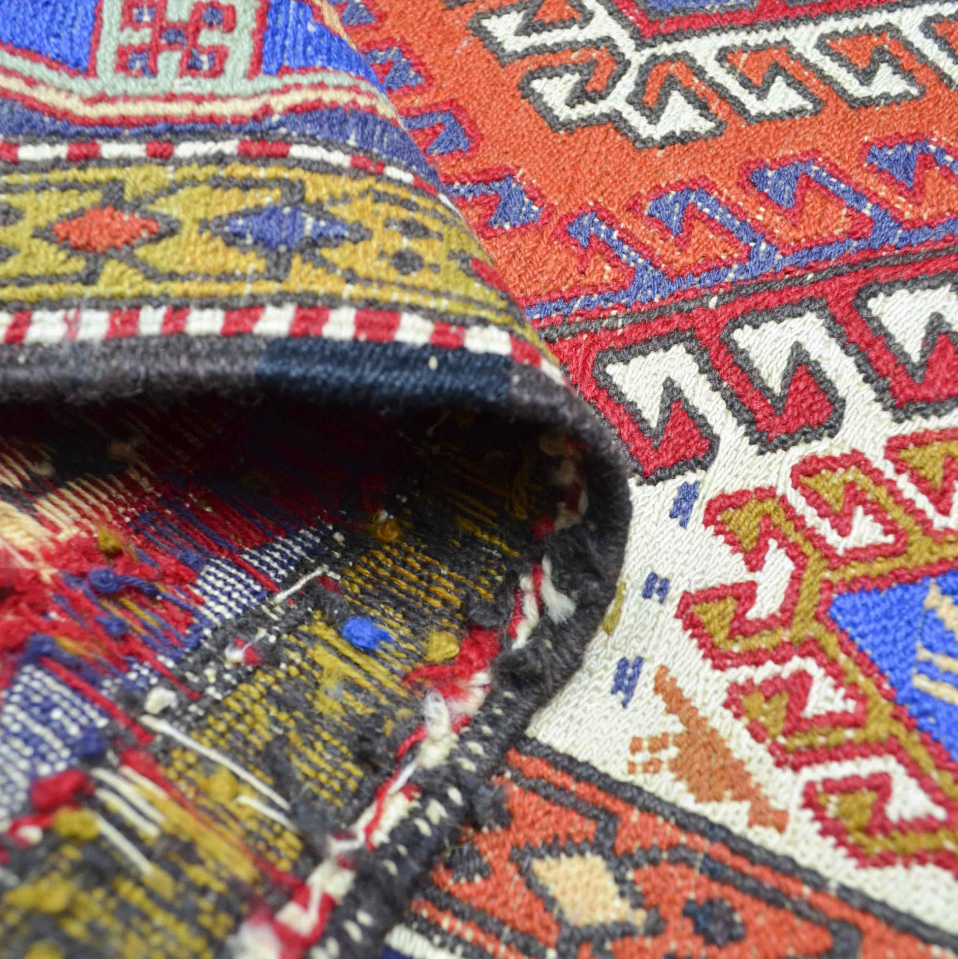 İpek ve Yünden El Dokuma İran Sumak Kilim 117x200 cm-Kilim & Halı-KilimCo-NowShopFun