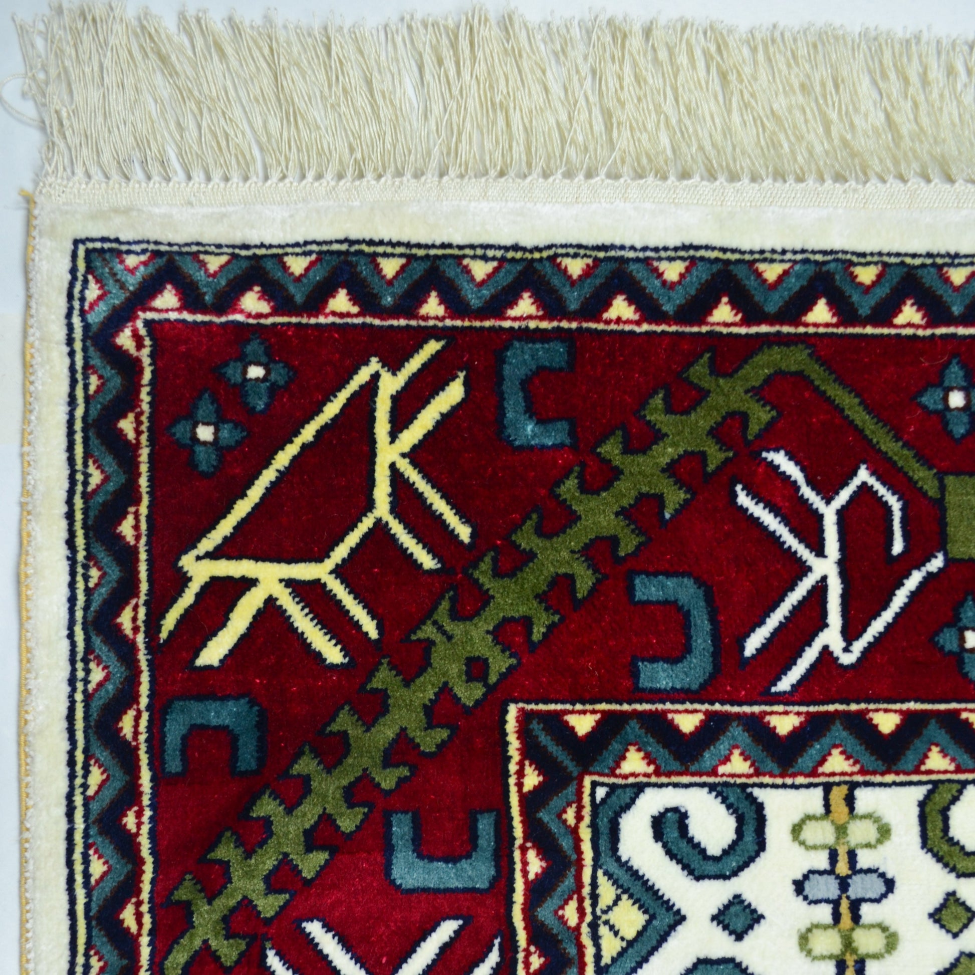 İpekten El Dokuma Kafkas Halısı 203x305 cm (6.19 m²)-Kilim & Halı-KilimCo-NowShopFun