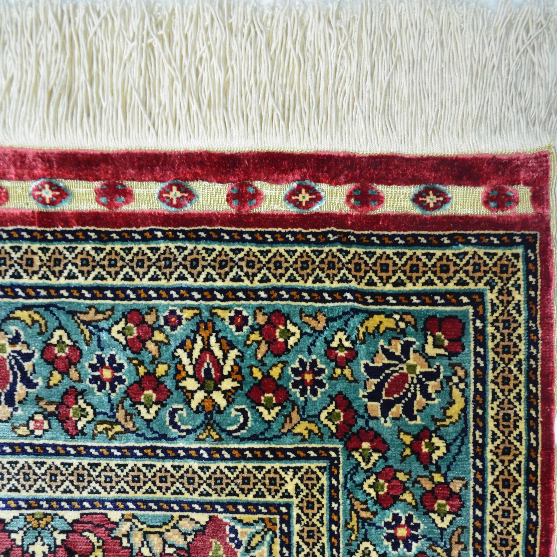 İpekten El Dokuma Kayseri Halısı Yolluk 73x215 cm-Kilim & Halı-KilimCo-NowShopFun