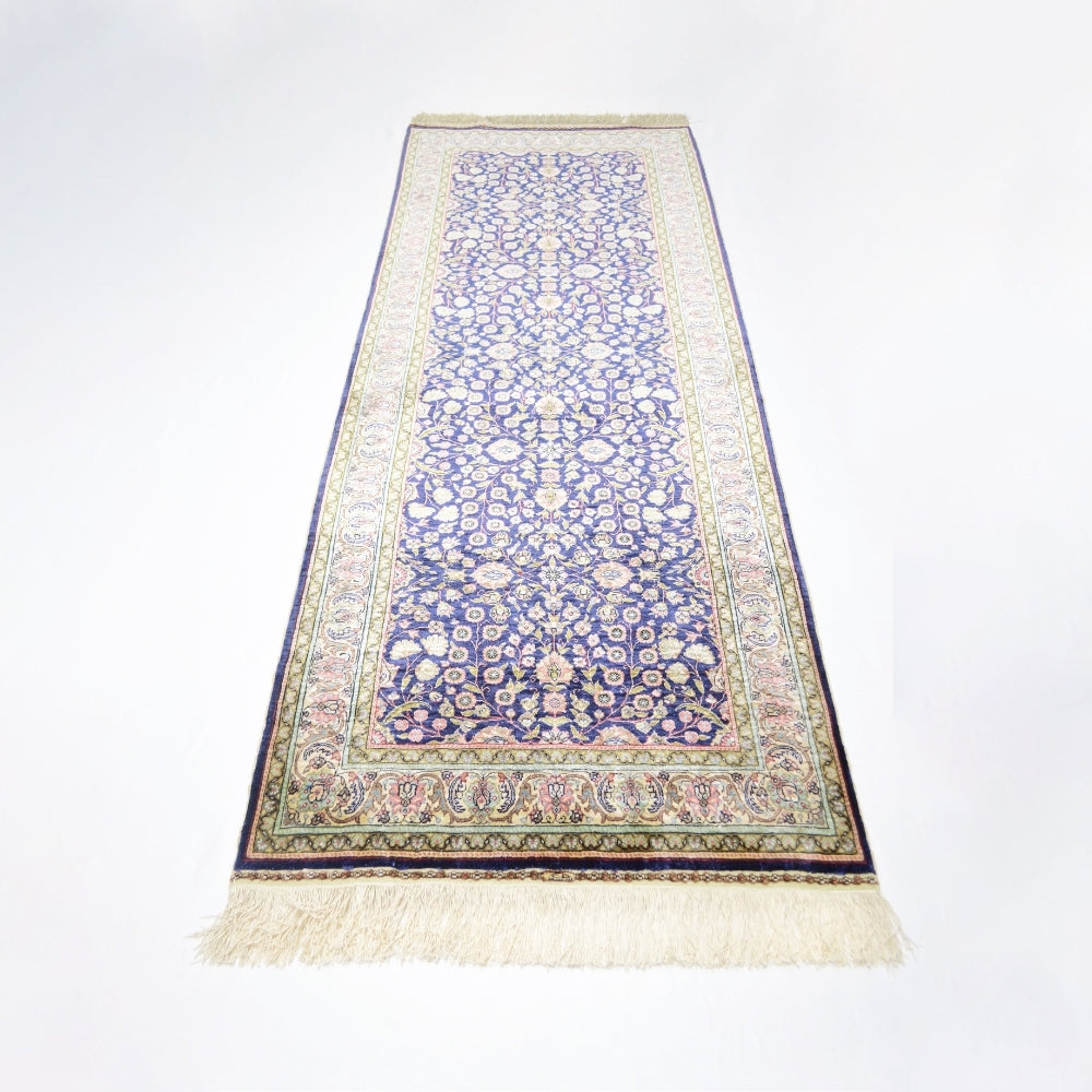 İpekten El Dokuma Kayseri Halısı Yolluk 87X218 Cm