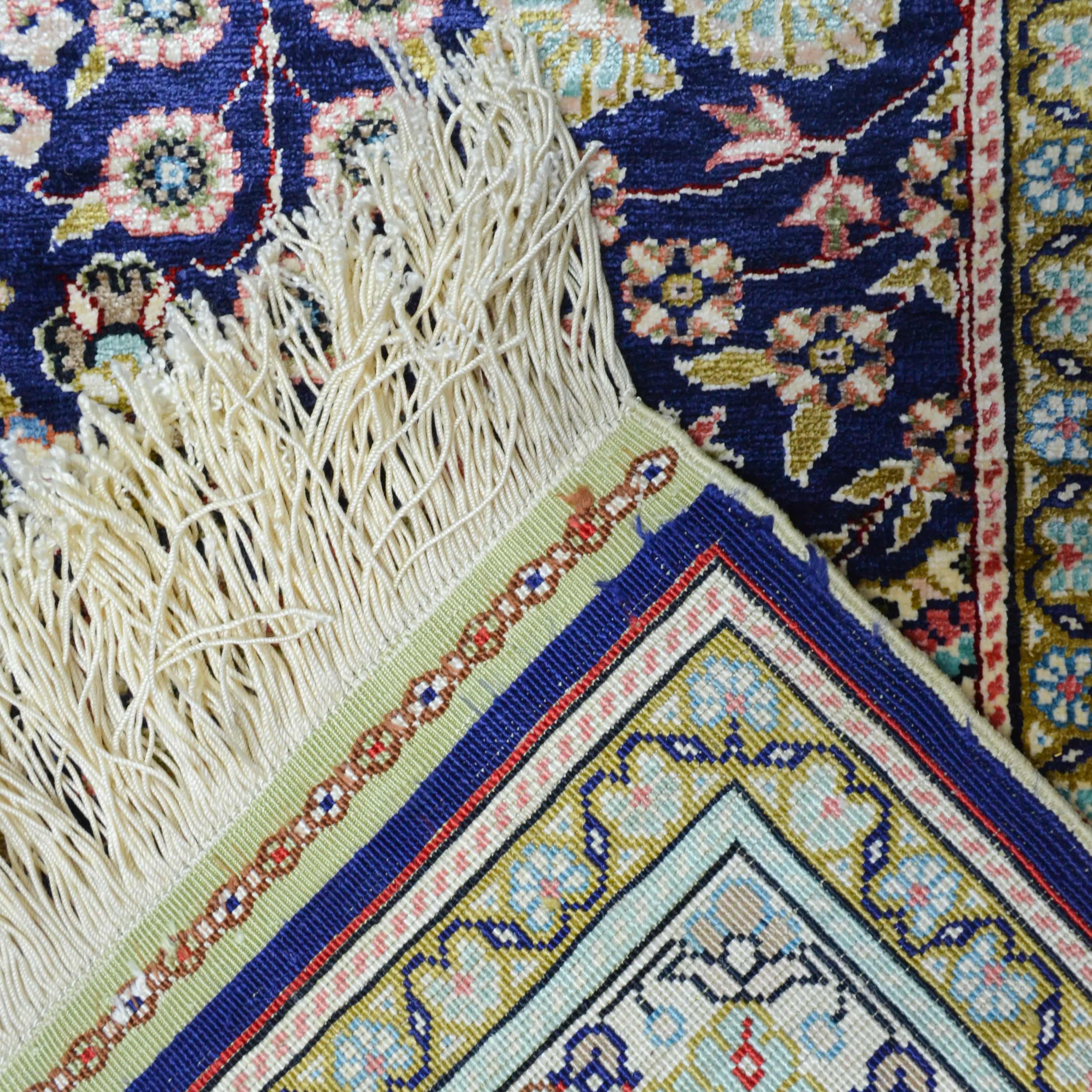İpekten El Dokuma Kayseri Halısı Yolluk 87X218 Cm