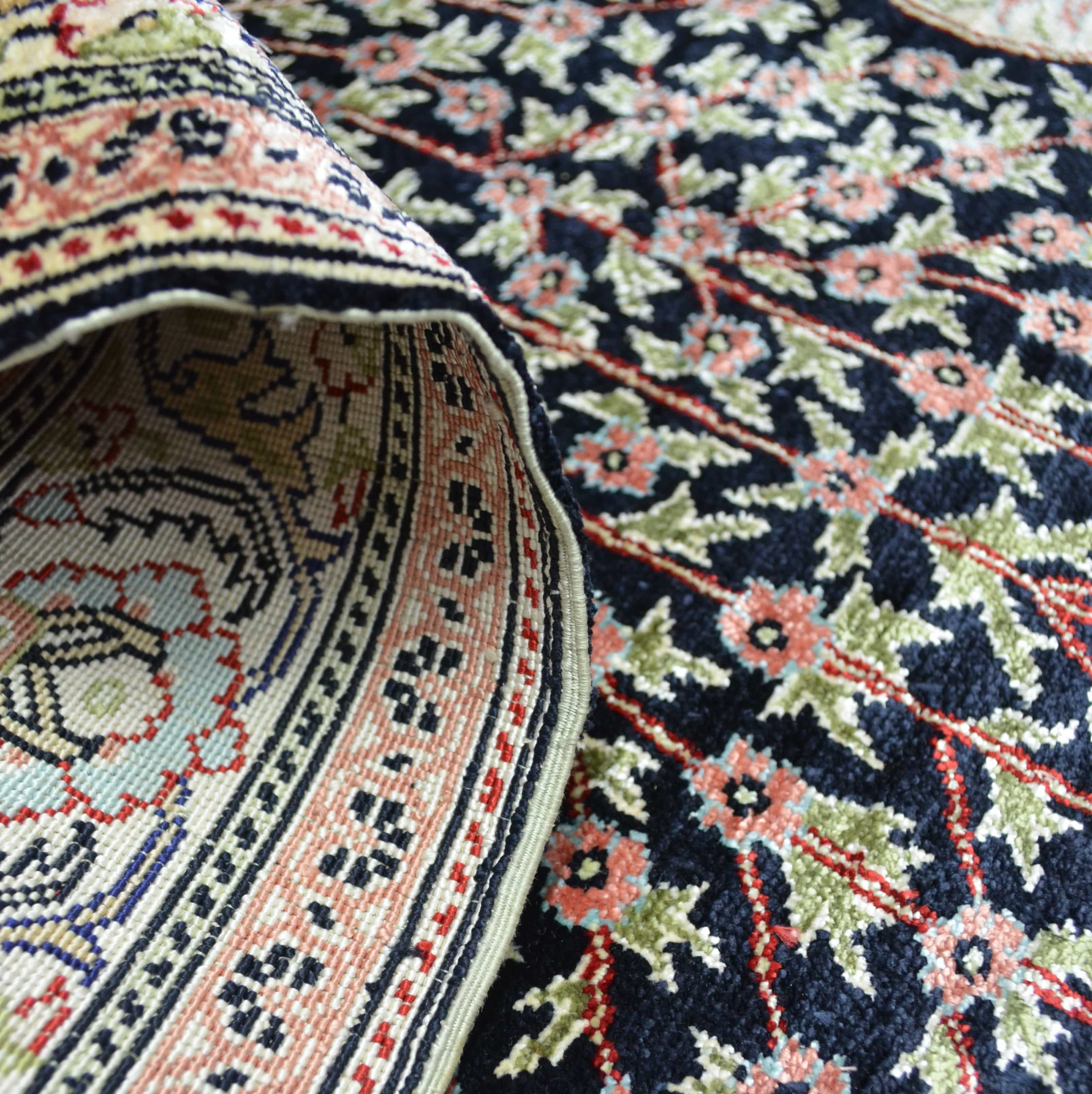 İpekten El Dokuma Mihraplı Namazlık Kayseri Halısı 74x125 cm-Kilim & Halı-KilimCo-NowShopFun
