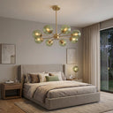 İris Renkli Camlı Avize-Avize-Life Aydınlatma-siyah-NowShopFun