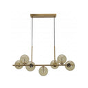İris Renkli Camlı Sarkıt Avize 2-Avize-Life Aydınlatma-siyah-NowShopFun