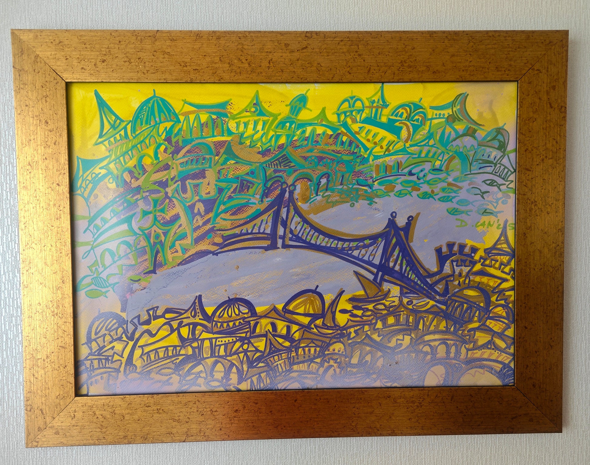 “Işığın İçinde İstanbul” Tablo