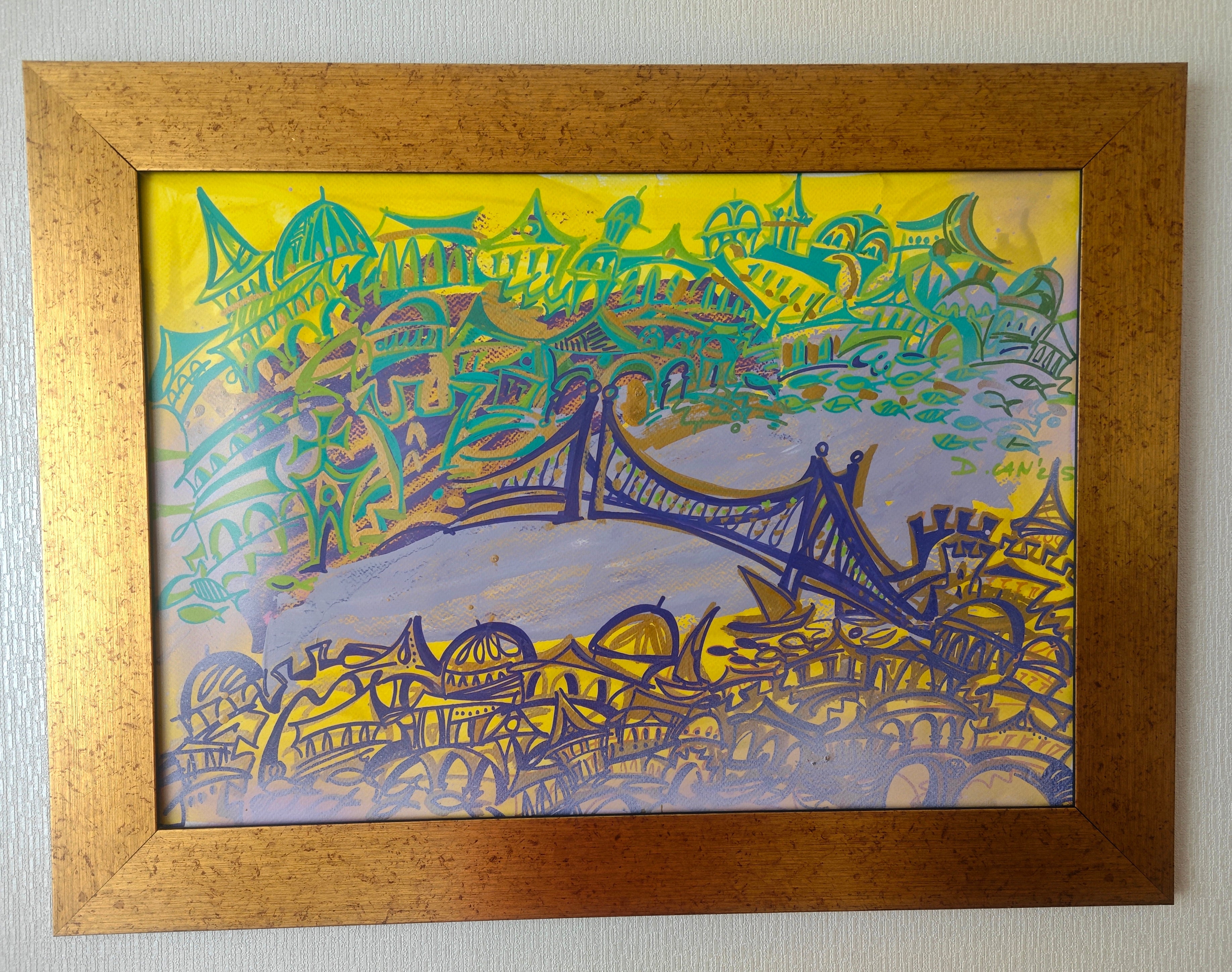 “Işığın İçinde İstanbul” Tablo