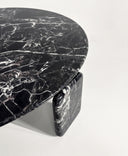 İskandinav Mermer Orta Sehpa – Velvet Black