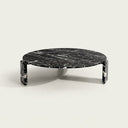 İskandinav Mermer Orta Sehpa – Velvet Black