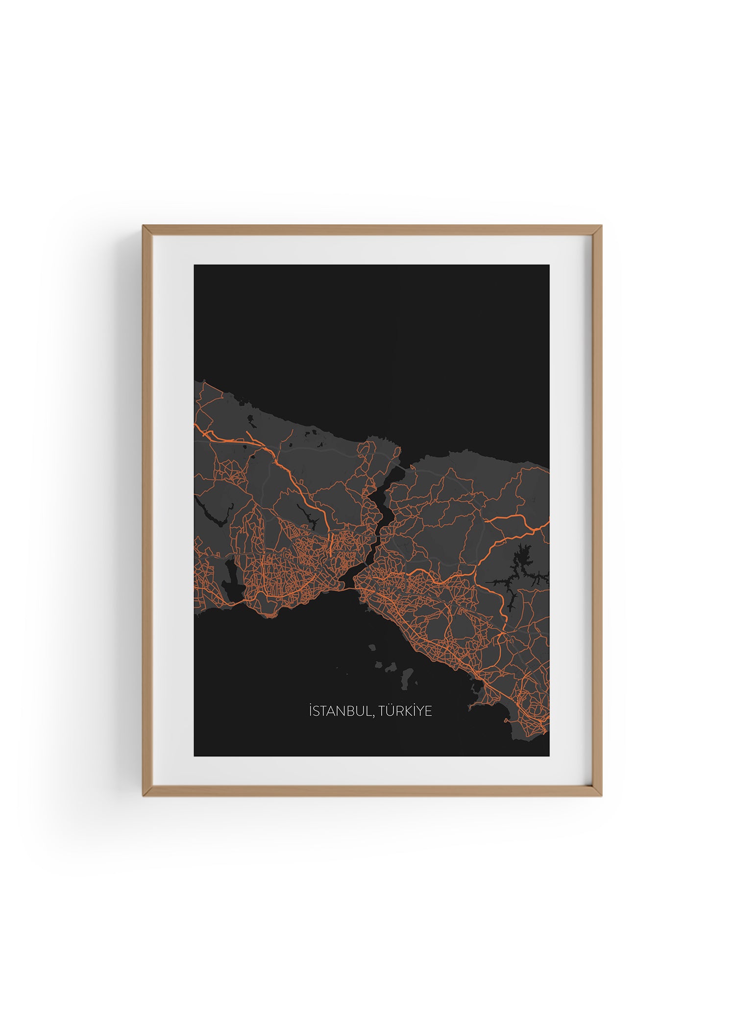 İstanbul Şehir Haritası Poster