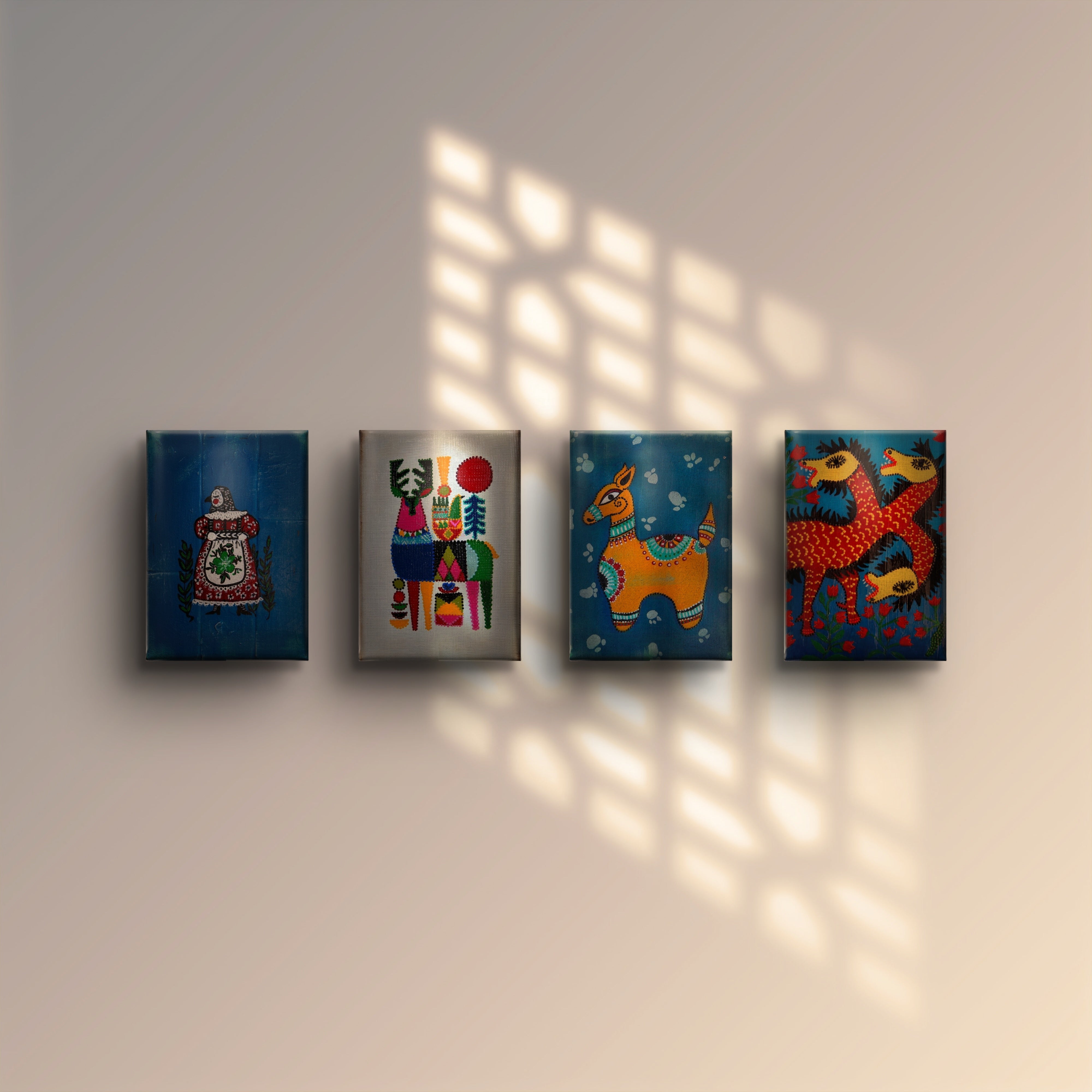 İsveçli Kadın Tablo El Yapımı Ahşap Üzerine Akrilik Duvar Dekoru