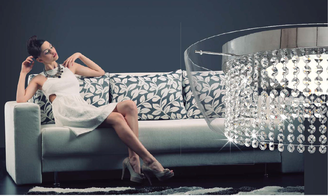 Ital Sarkit 1l Chrome Ø52x150 Cm Led 36w 3200k