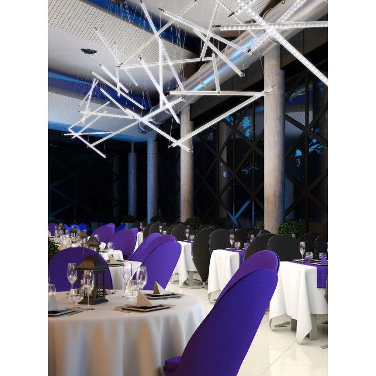 Ixion 7 Glass Sarkit Ø120x3 H Max. 300 Cm 7xled 14.4w 2700k 4900lm