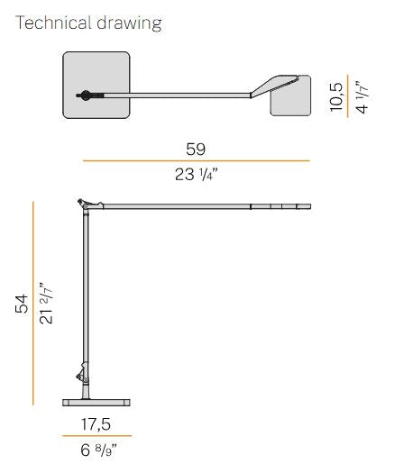 Jackie Masa Lambasi Si̇Yah Ø19x59xh54 Cm Led 10w 3000k