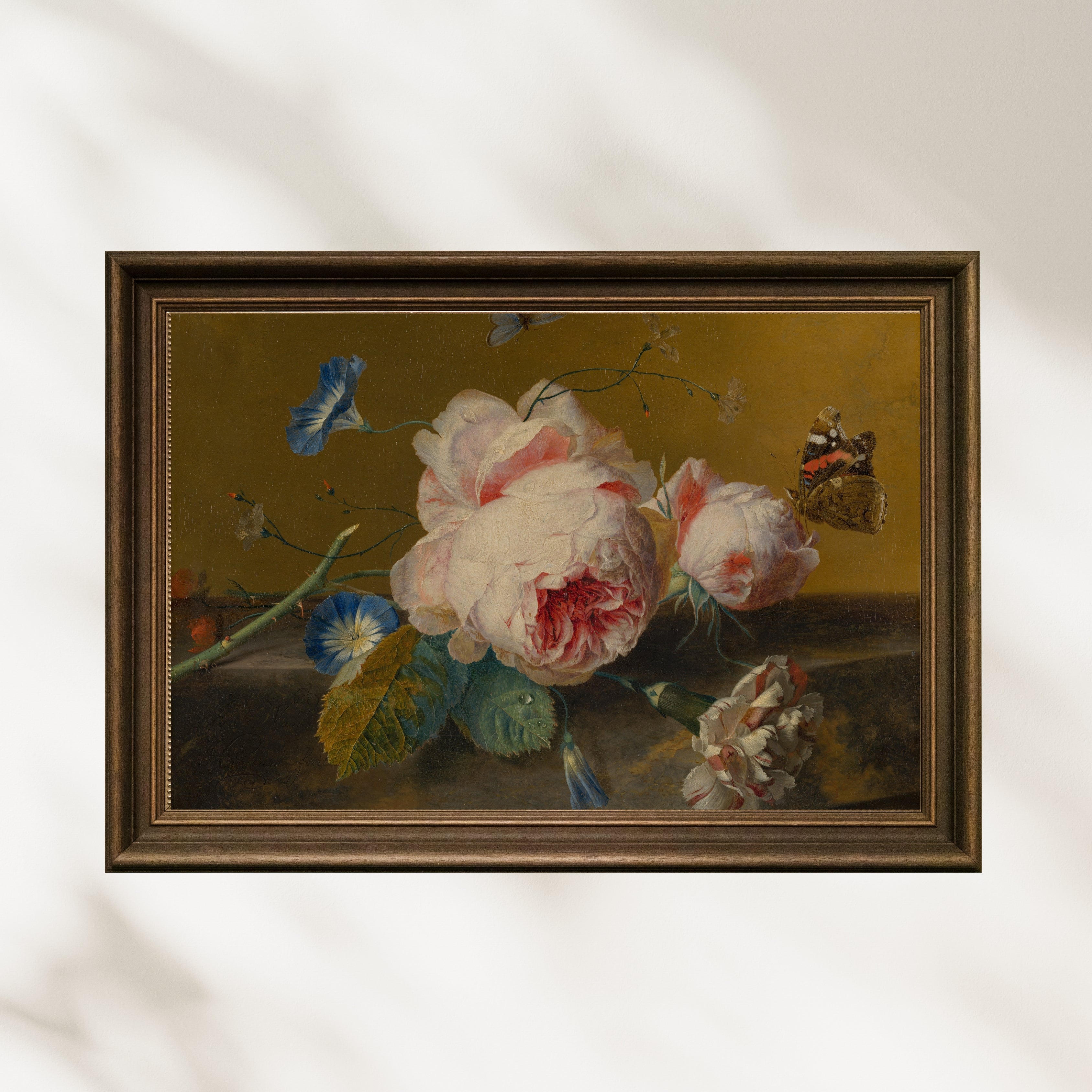 Jan van Huysum - Çiçekli Natürmort Fine Art Baskı