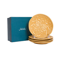 Jardins Du Monde Nergis Sarısı Yan Servis Ve Kokteyl Tabağı Karışık 4lü Set-Tabak-Juliska-NowShopFun