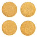 Jardins Du Monde Nergis Sarısı Yan Servis Ve Kokteyl Tabağı Karışık 4lü Set-Tabak-Juliska-NowShopFun