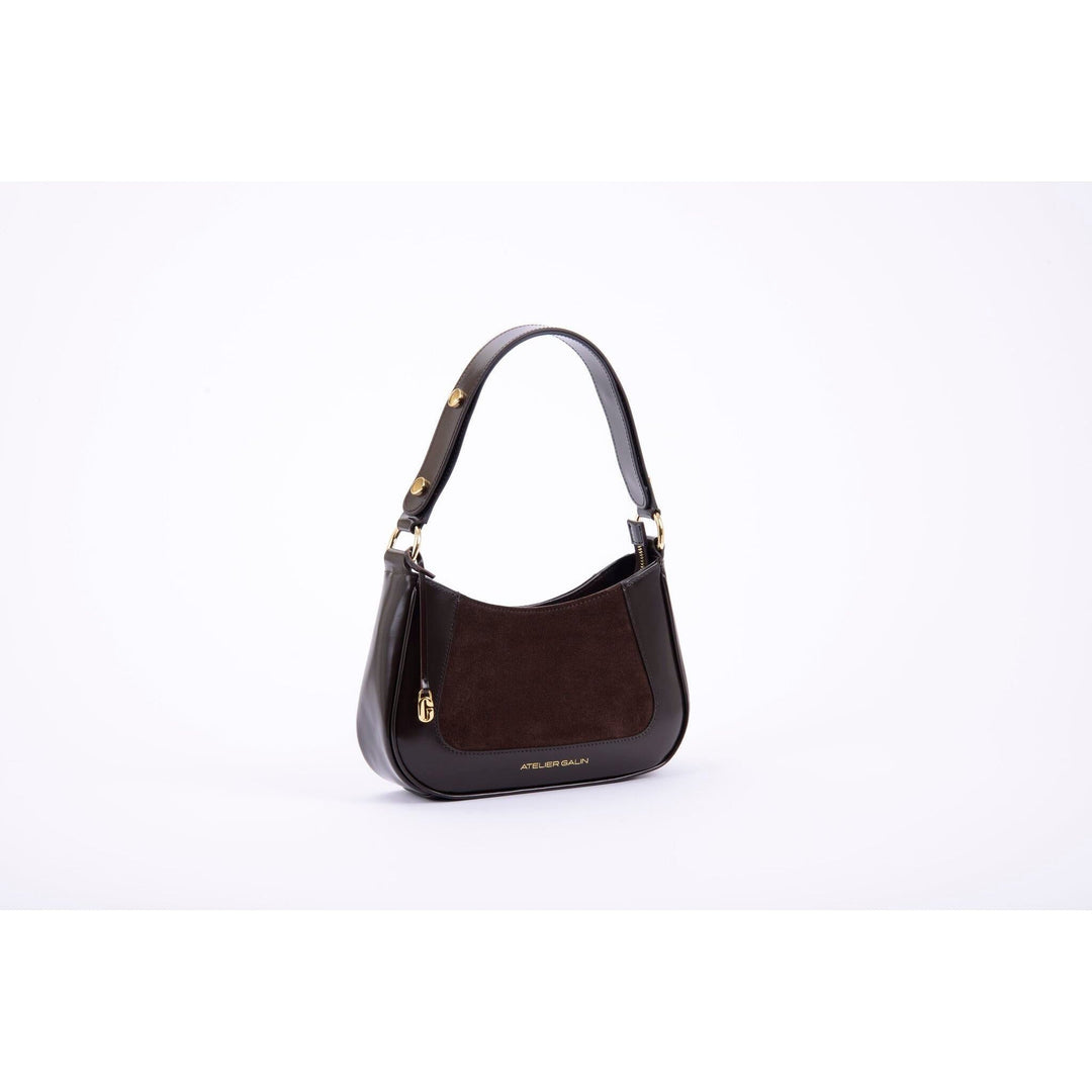 Jasmine Hobo Choco Omuz Çantası-Omuz Çantası-Atelier Galin-NowShopFun