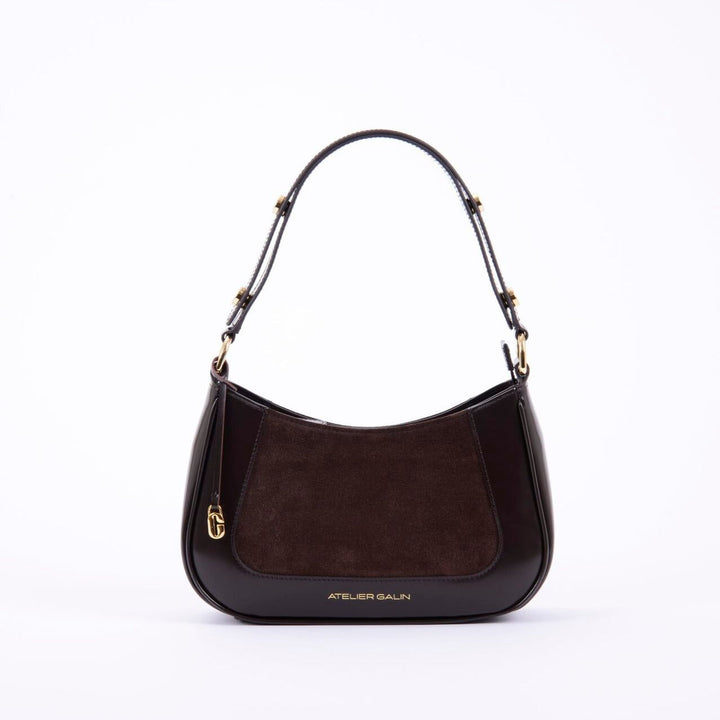 Jasmine Hobo Choco Omuz Çantası-Omuz Çantası-Atelier Galin-NowShopFun