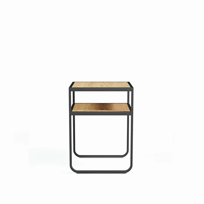 Jax Yan Sehpa Metal/Ahşap