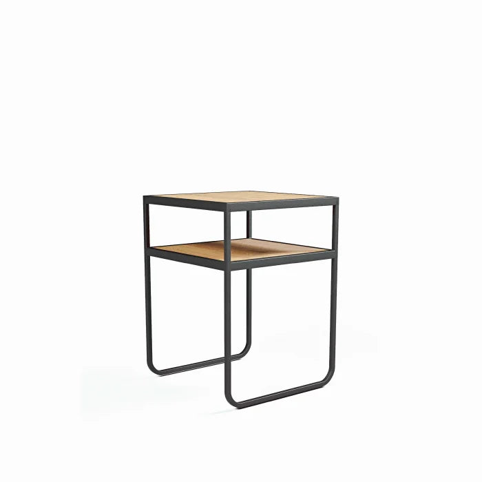 Jax Yan Sehpa Metal/Ahşap