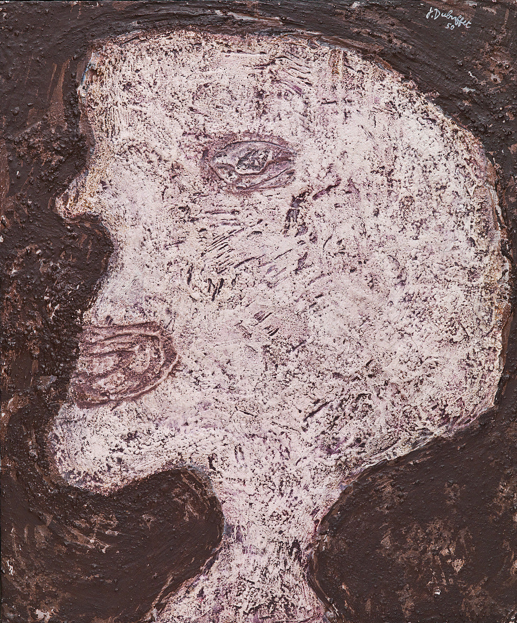 Jean Dubuffet - Asker Lucien Geominne’nin Portresi Fine Art Baskı