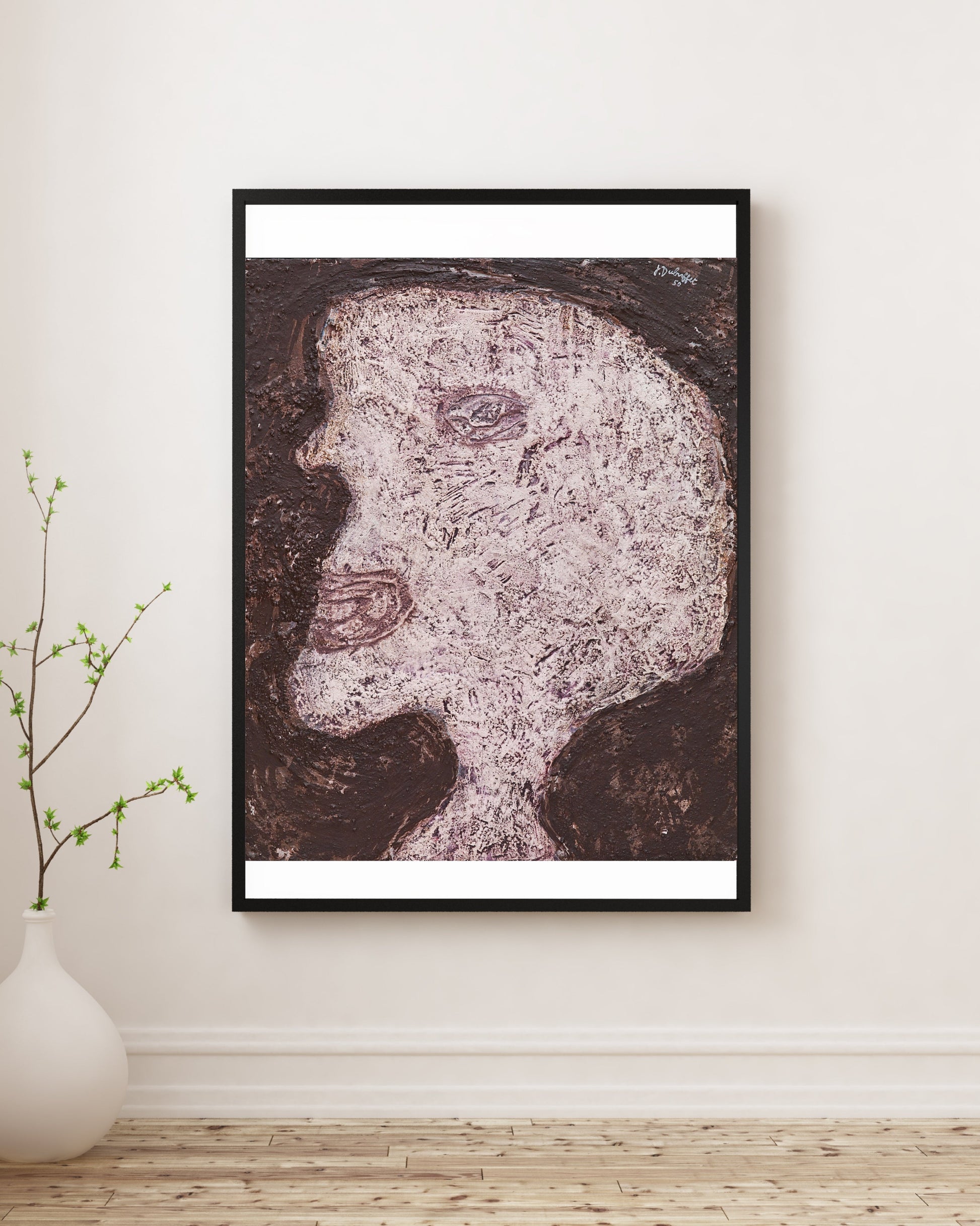 Jean Dubuffet - Asker Lucien Geominne’nin Portresi Fine Art Baskı