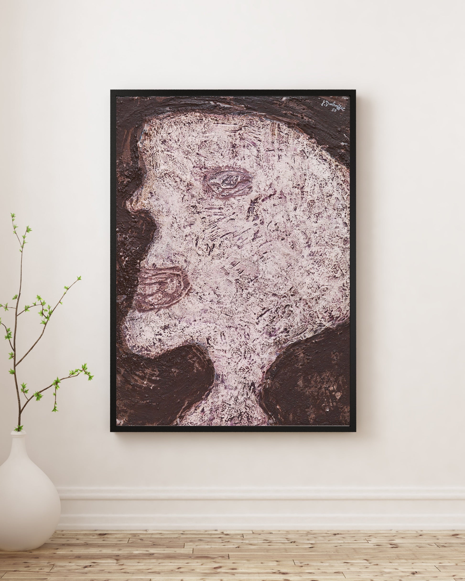 Jean Dubuffet - Asker Lucien Geominne’nin Portresi Fine Art Baskı