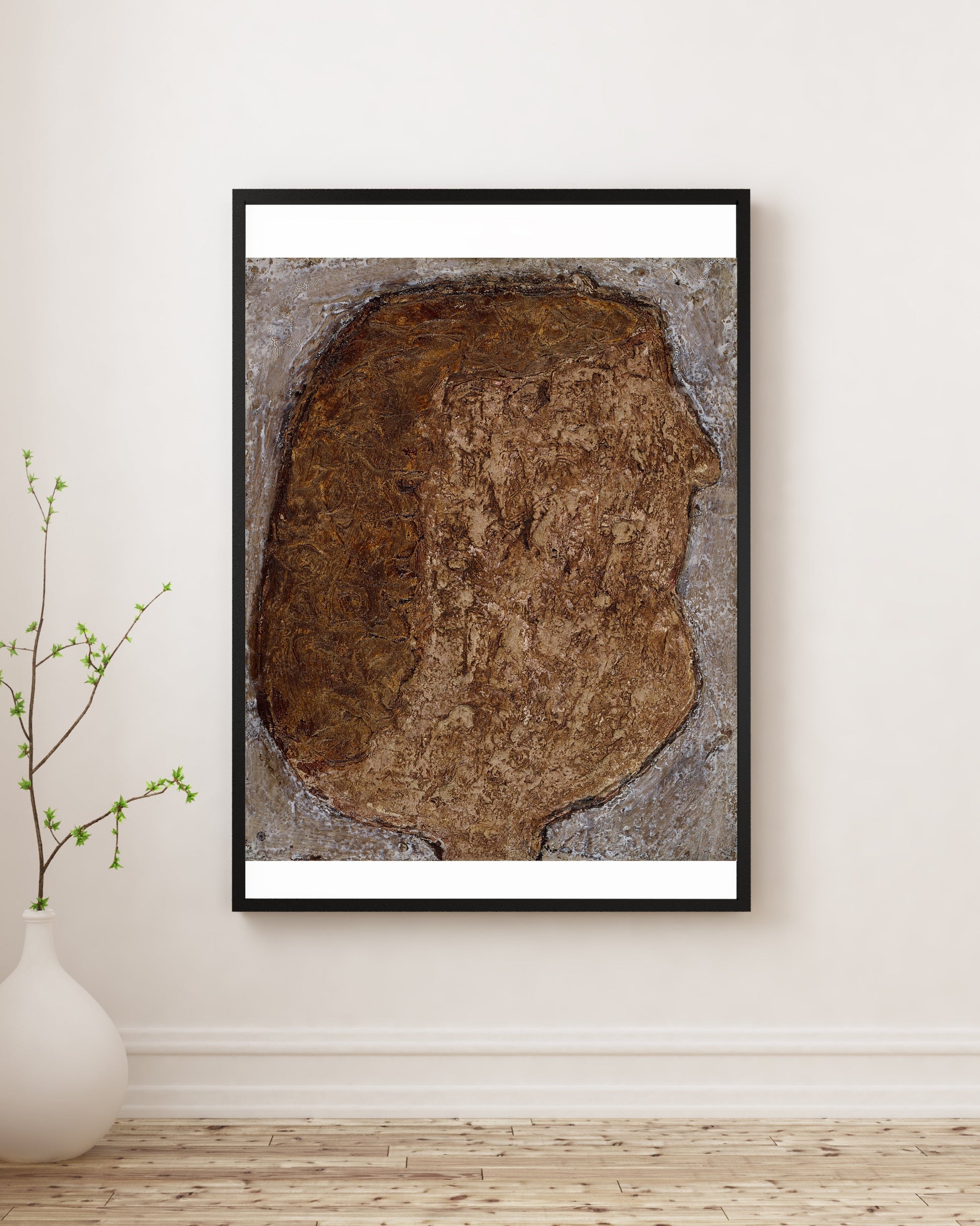 Jean Dubuffet - Esmer Kadın Fine Art Baskı