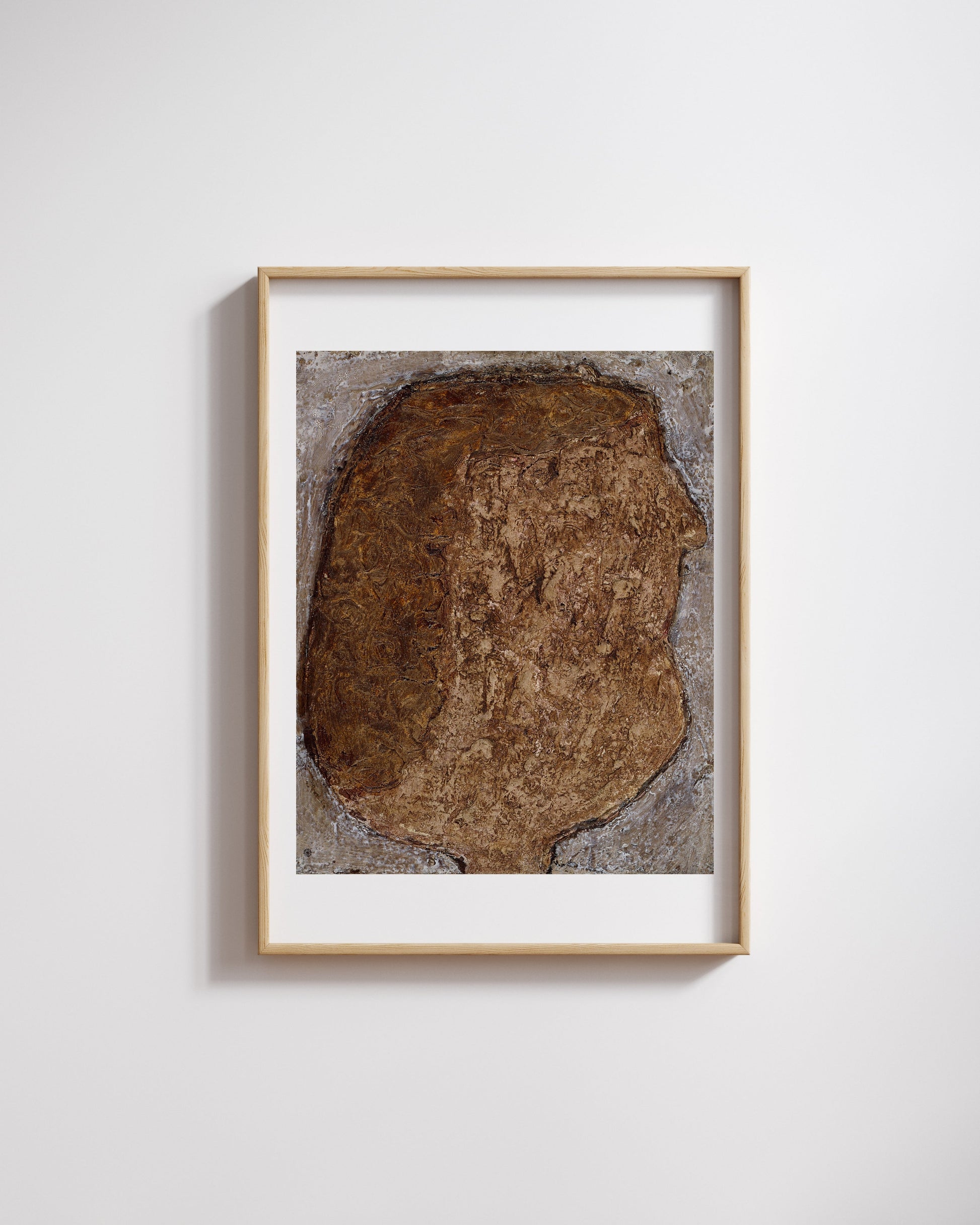 Jean Dubuffet - Esmer Kadın Fine Art Baskı