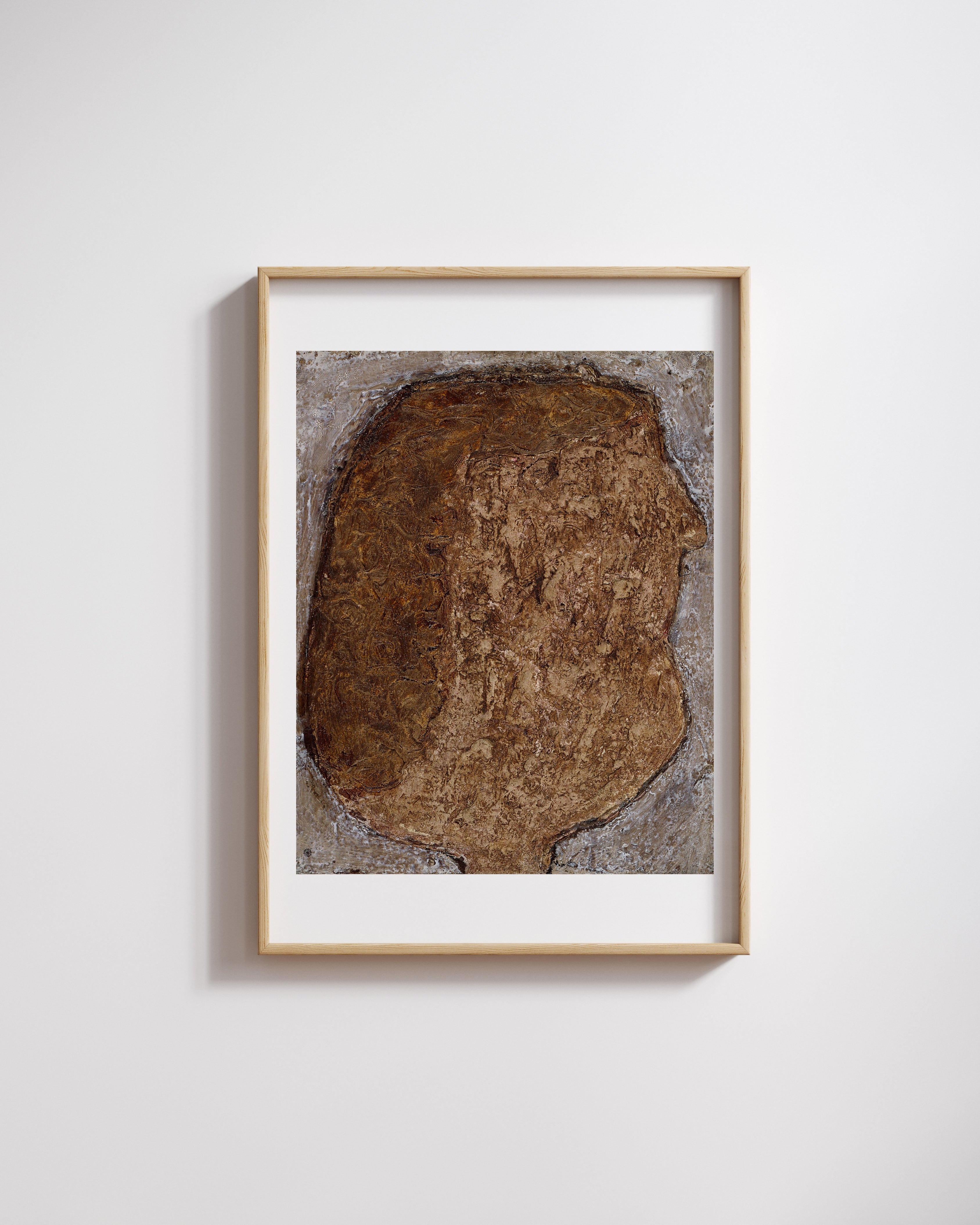 Jean Dubuffet - Esmer Kadın Fine Art Baskı