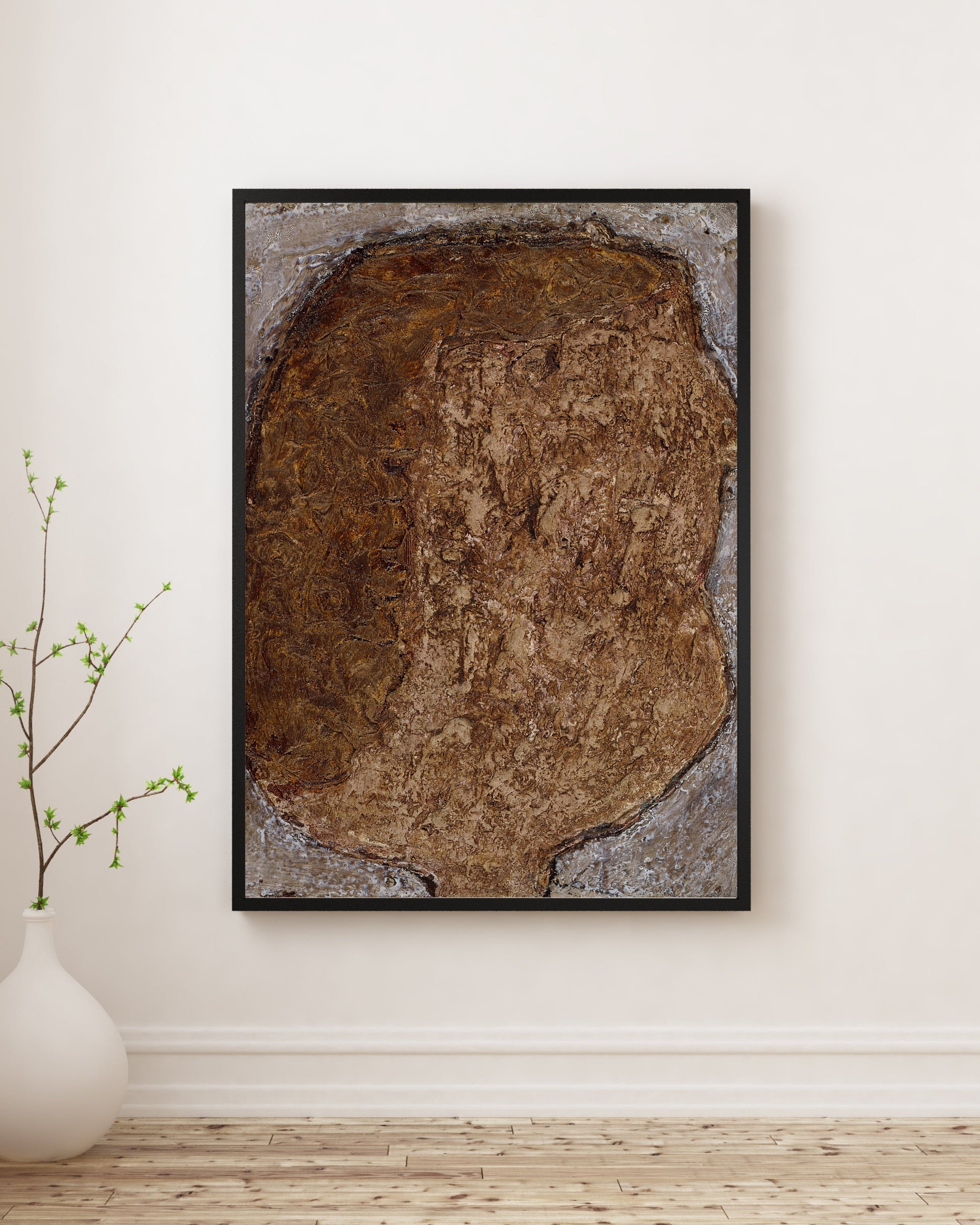 Jean Dubuffet - Esmer Kadın Fine Art Baskı