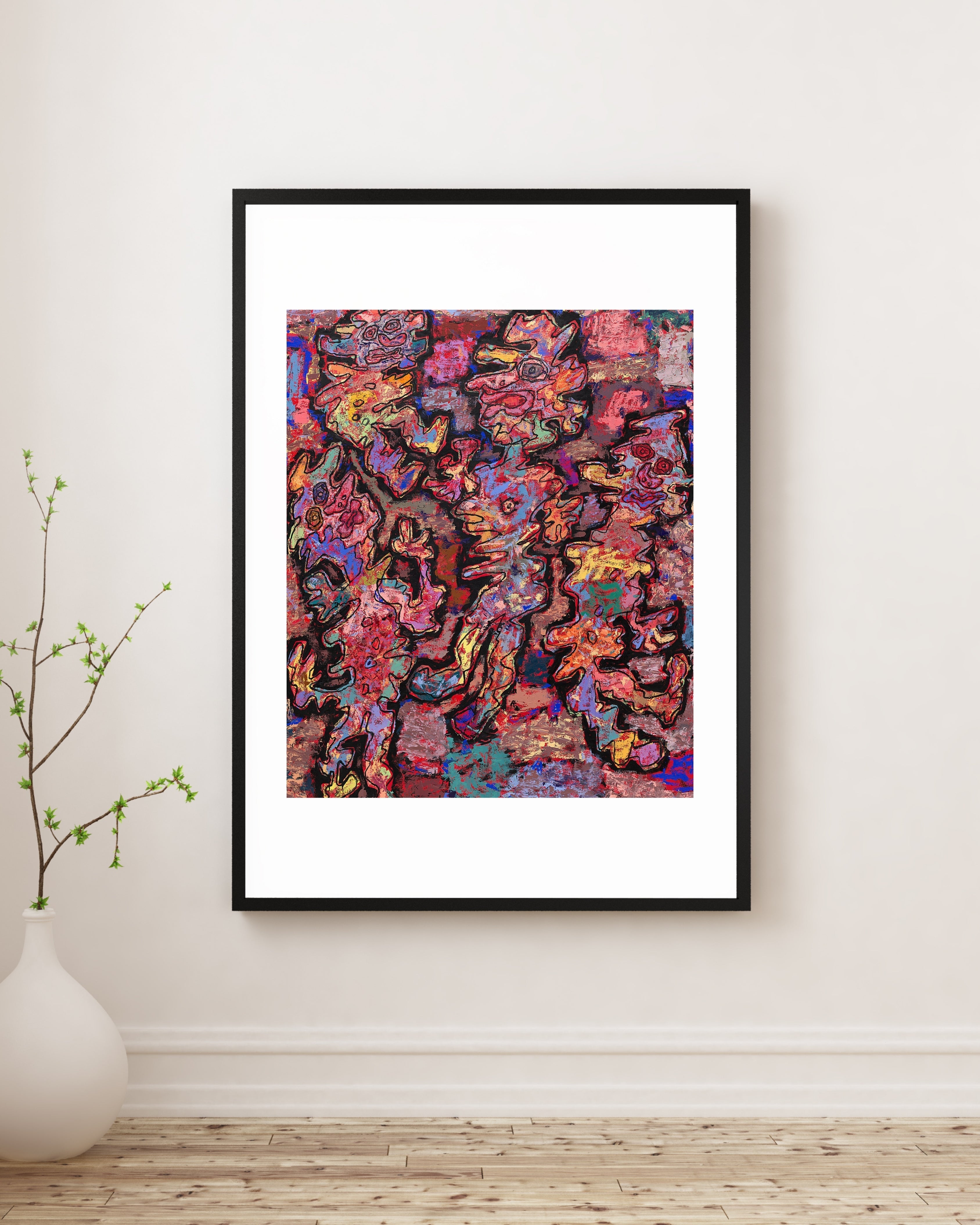 Jean Dubuffet - Uğurlu An Fine Art Baskı