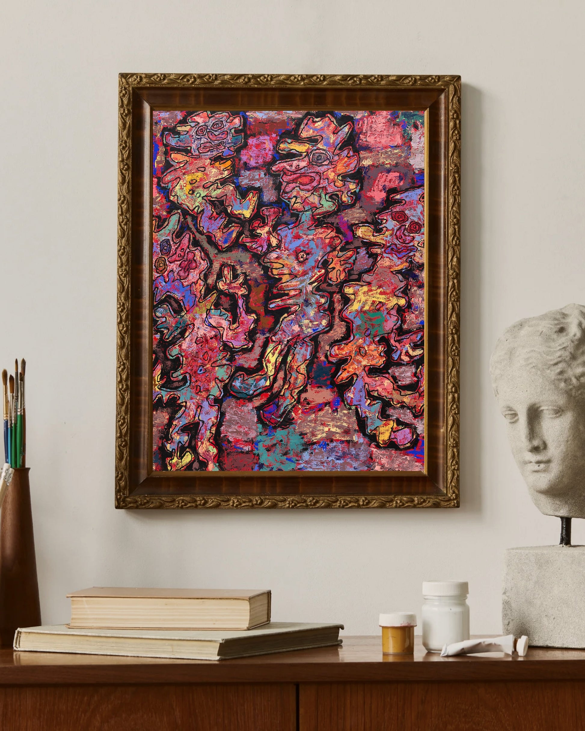 Jean Dubuffet - Uğurlu An Fine Art Baskı