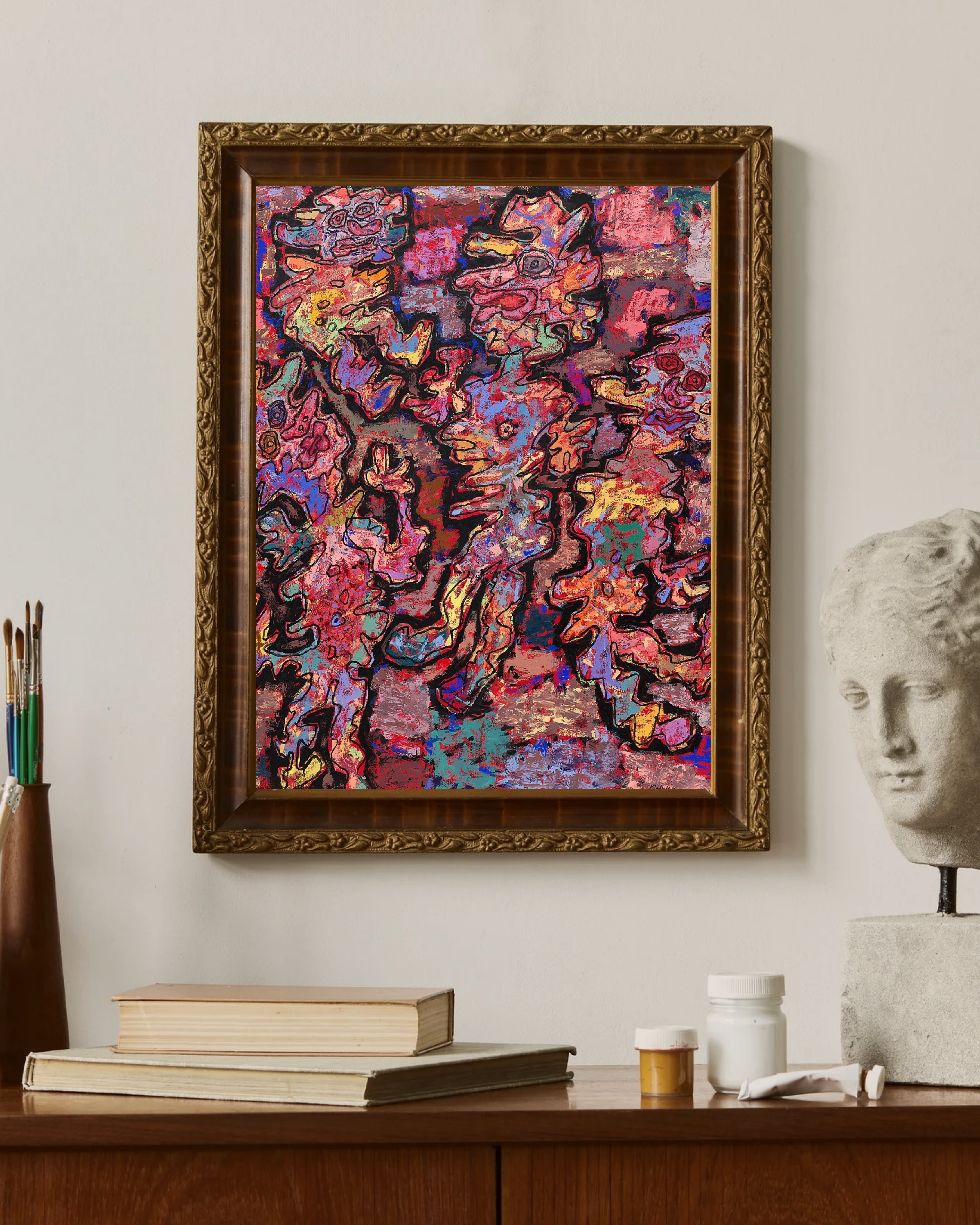 Jean Dubuffet - Uğurlu An Fine Art Baskı