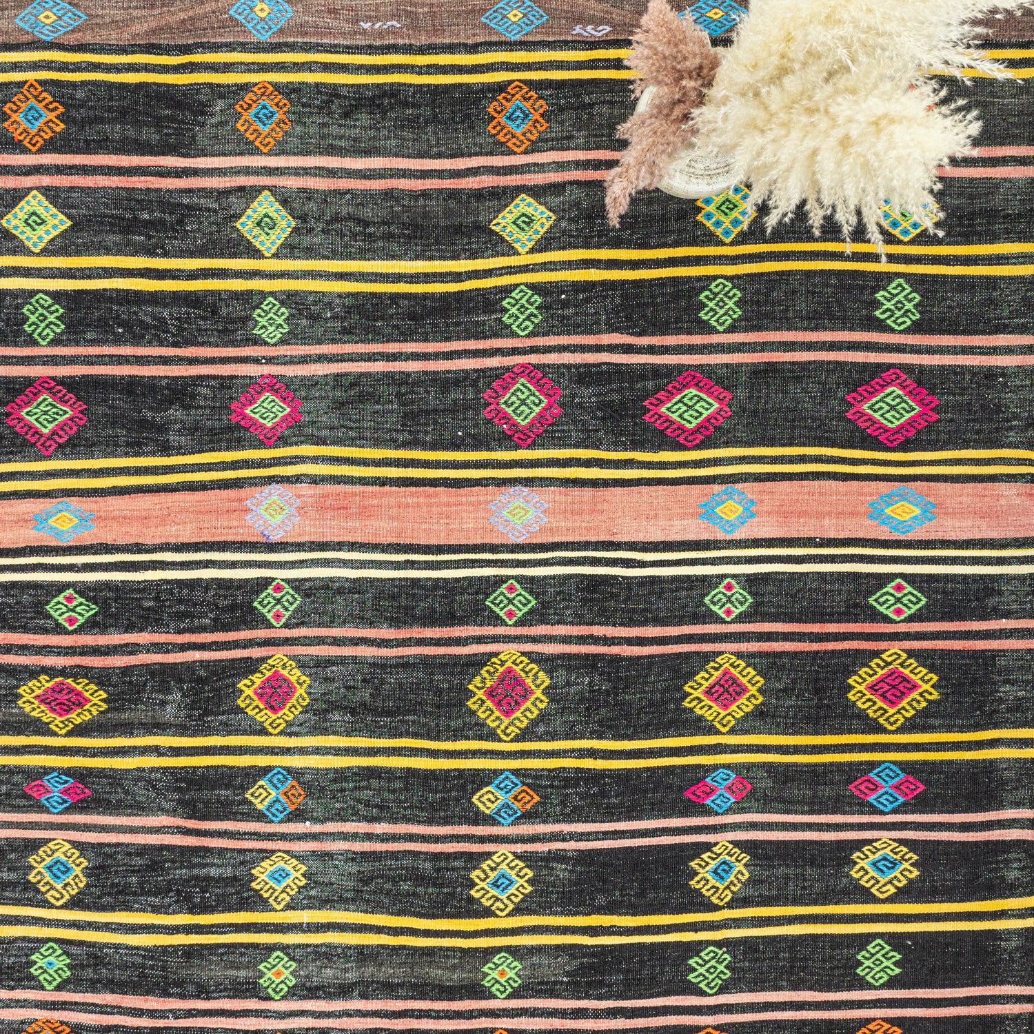 Jeremia Etnik Desenli Cicim Kilim 256x390 cm