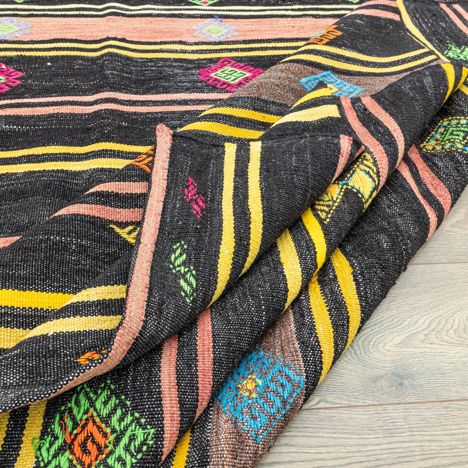 Jeremia Etnik Desenli Cicim Kilim 256x390 cm