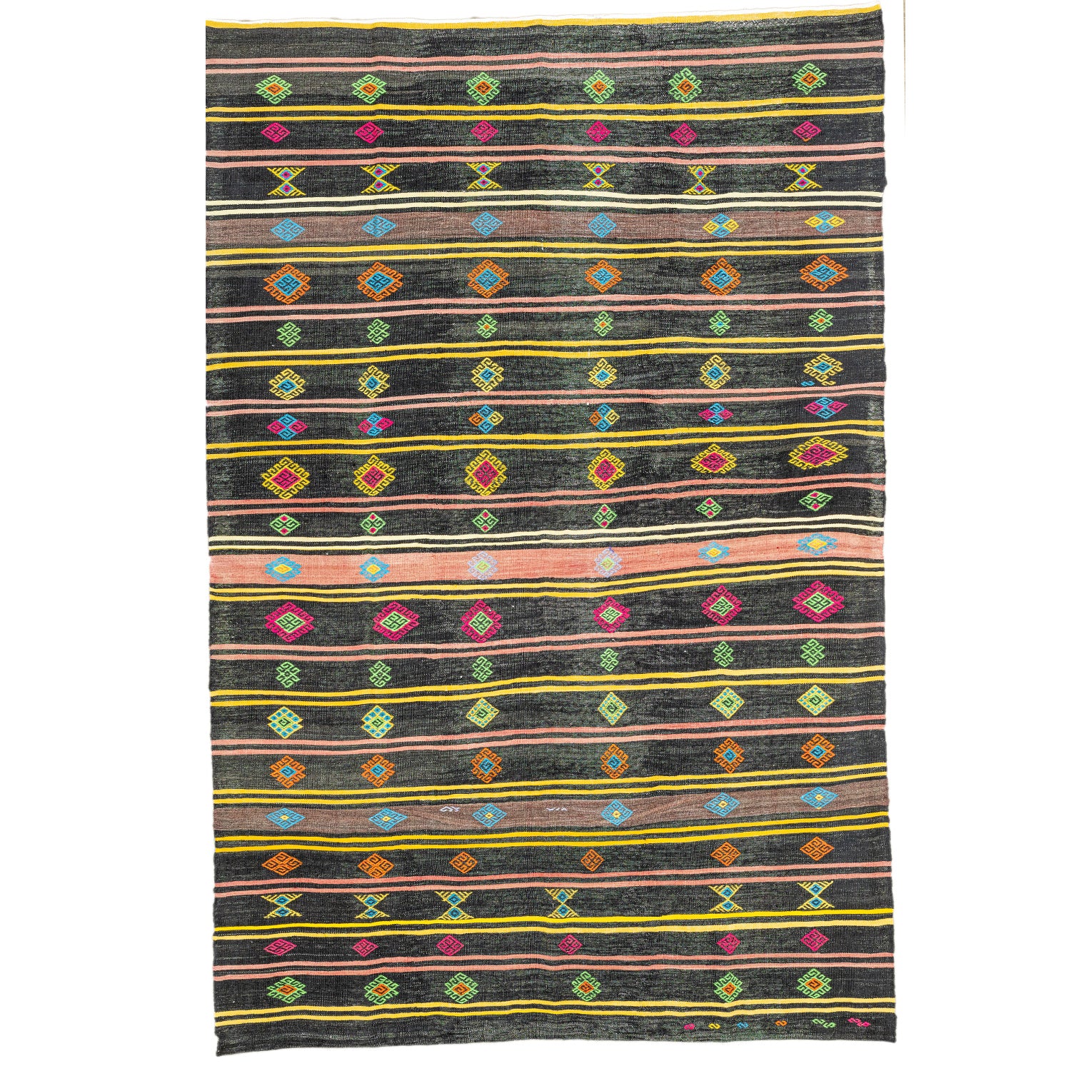 Jeremia Etnik Desenli Cicim Kilim 256x390 cm