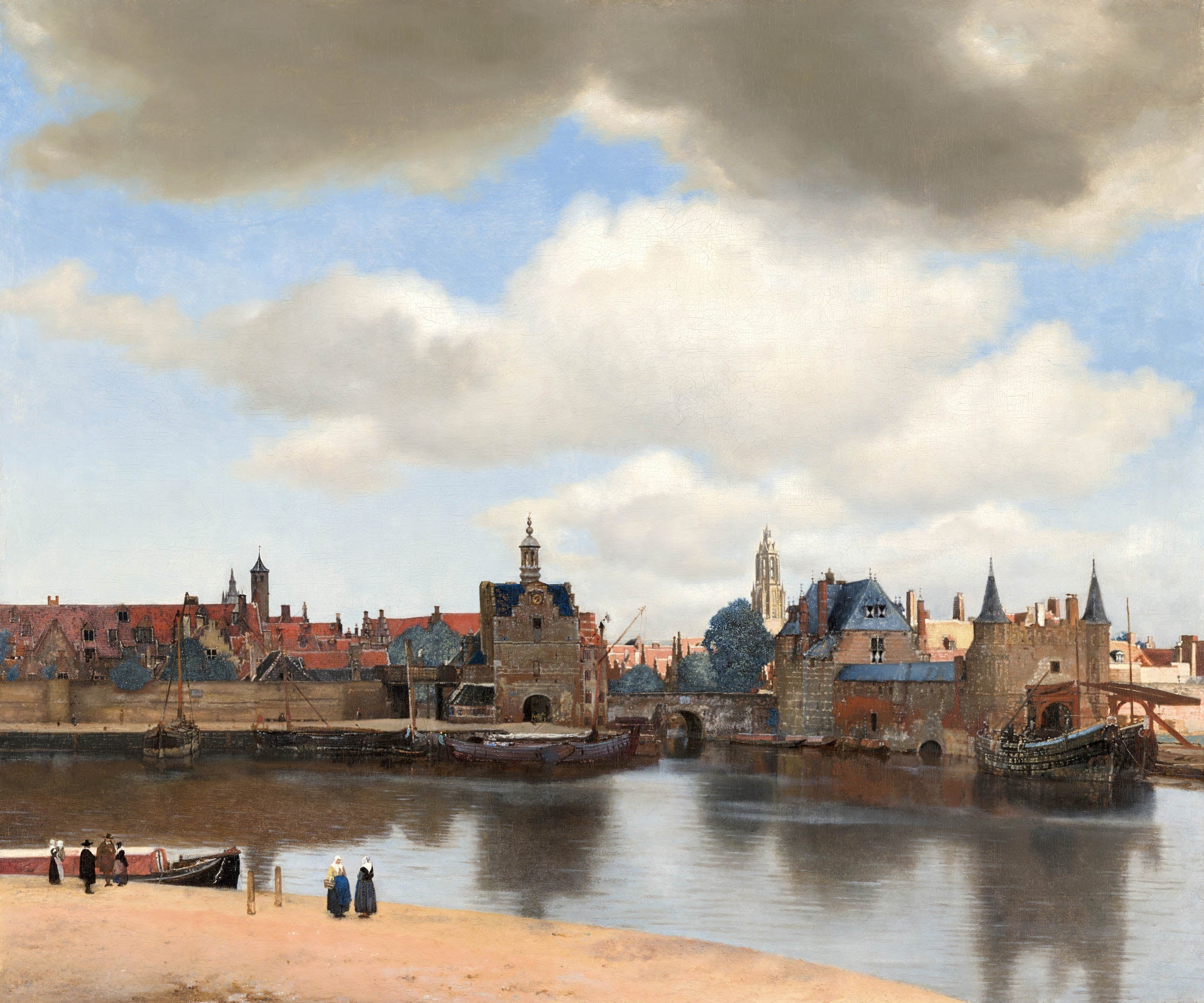 Johannes Vermeer - Delft Manzarası Fine Art Baskı