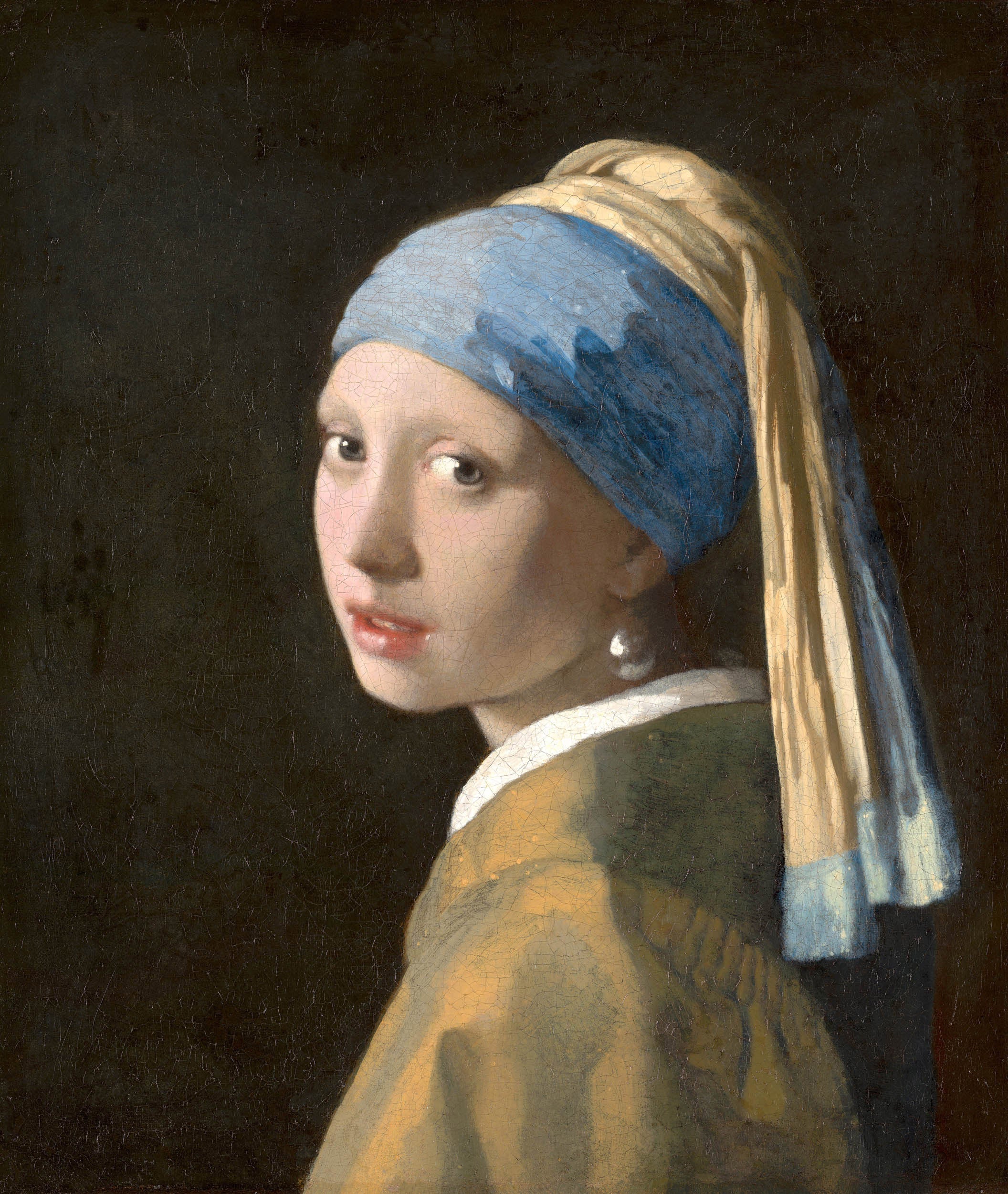 Johannes Vermeer - İnci Küpeli Kız Fine Art Baskı