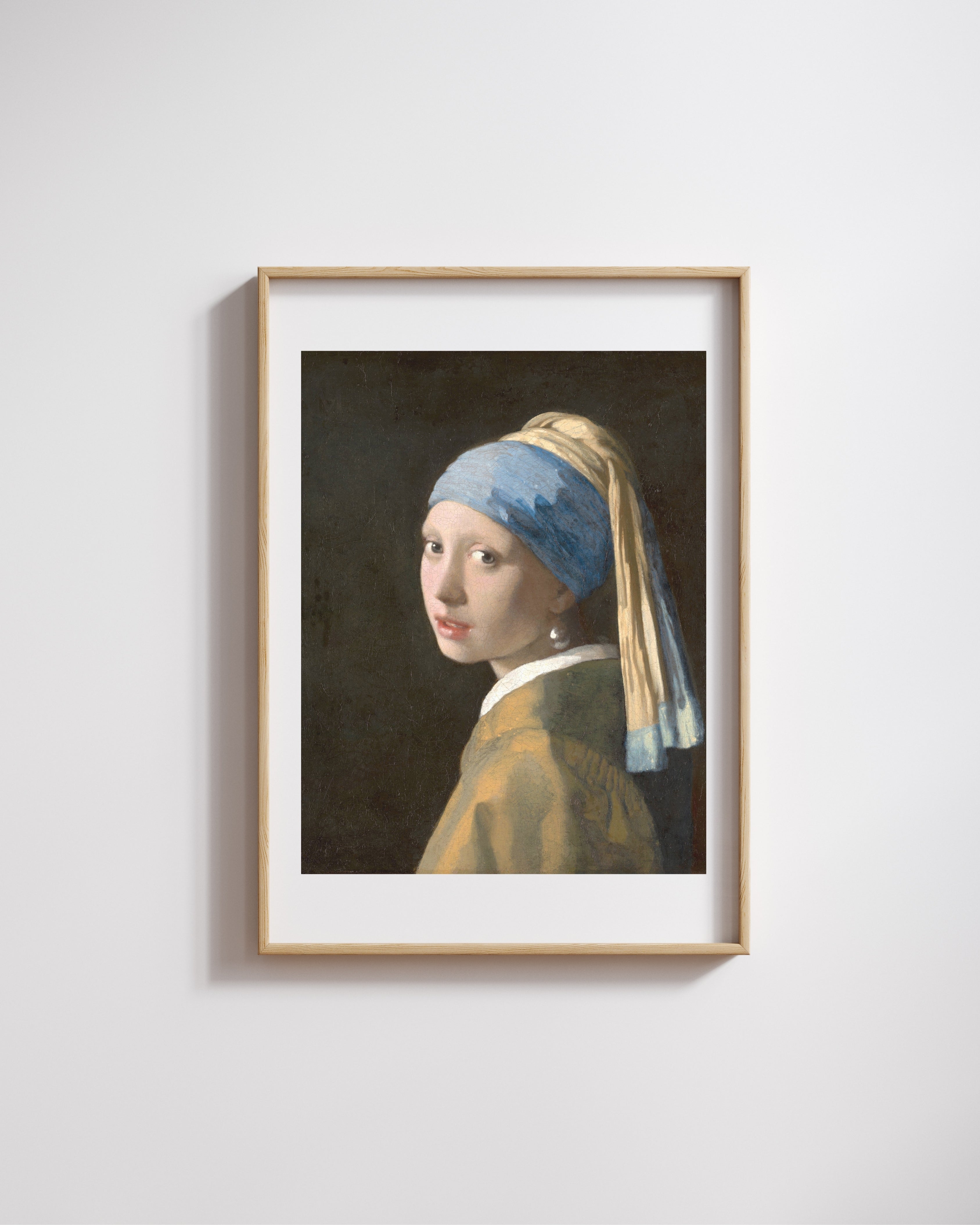 Johannes Vermeer - İnci Küpeli Kız Fine Art Baskı