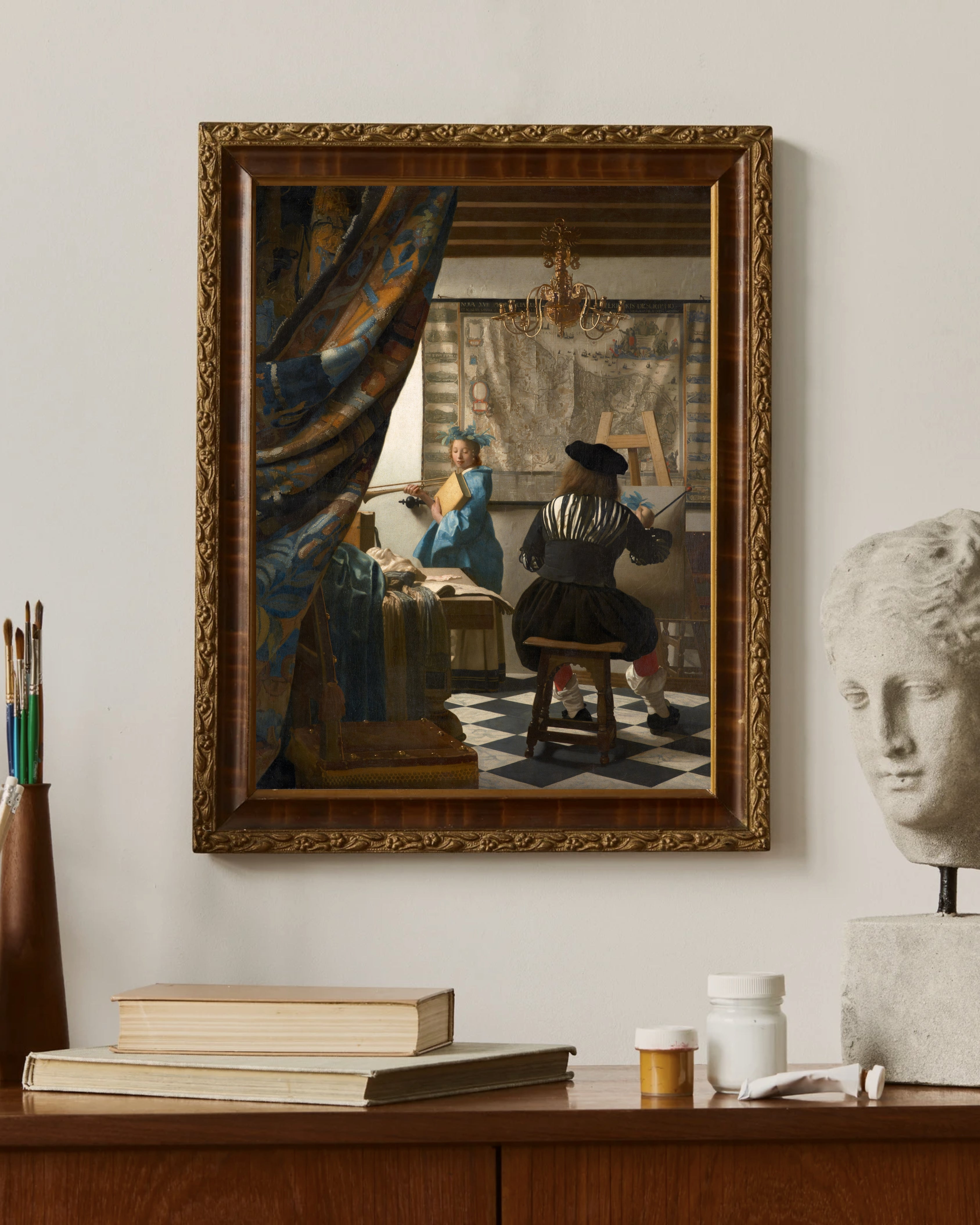Johannes Vermeer - Resim Sanatı Fine Art Baskı