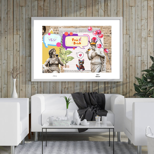 Joy No:1 Art Print Poster Baskı-Tablo-Muff Atelier-42x30cm-NowShopFun