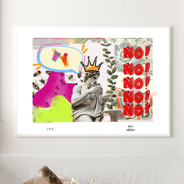 Joy No:2 Art Print Poster Baskı-Tablo-Muff Atelier-42x30cm-NowShopFun