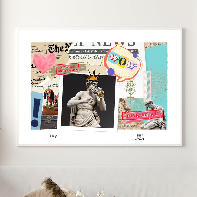 Joy No:3 Art Print Poster Baskı-Tablo-Muff Atelier-42x30cm-NowShopFun