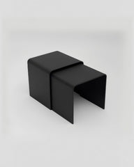 Mensa Metal Zigon Sehpa-Yan Sehpa-Atelier Do-Siyah-Küçük parça-NowShopFun
