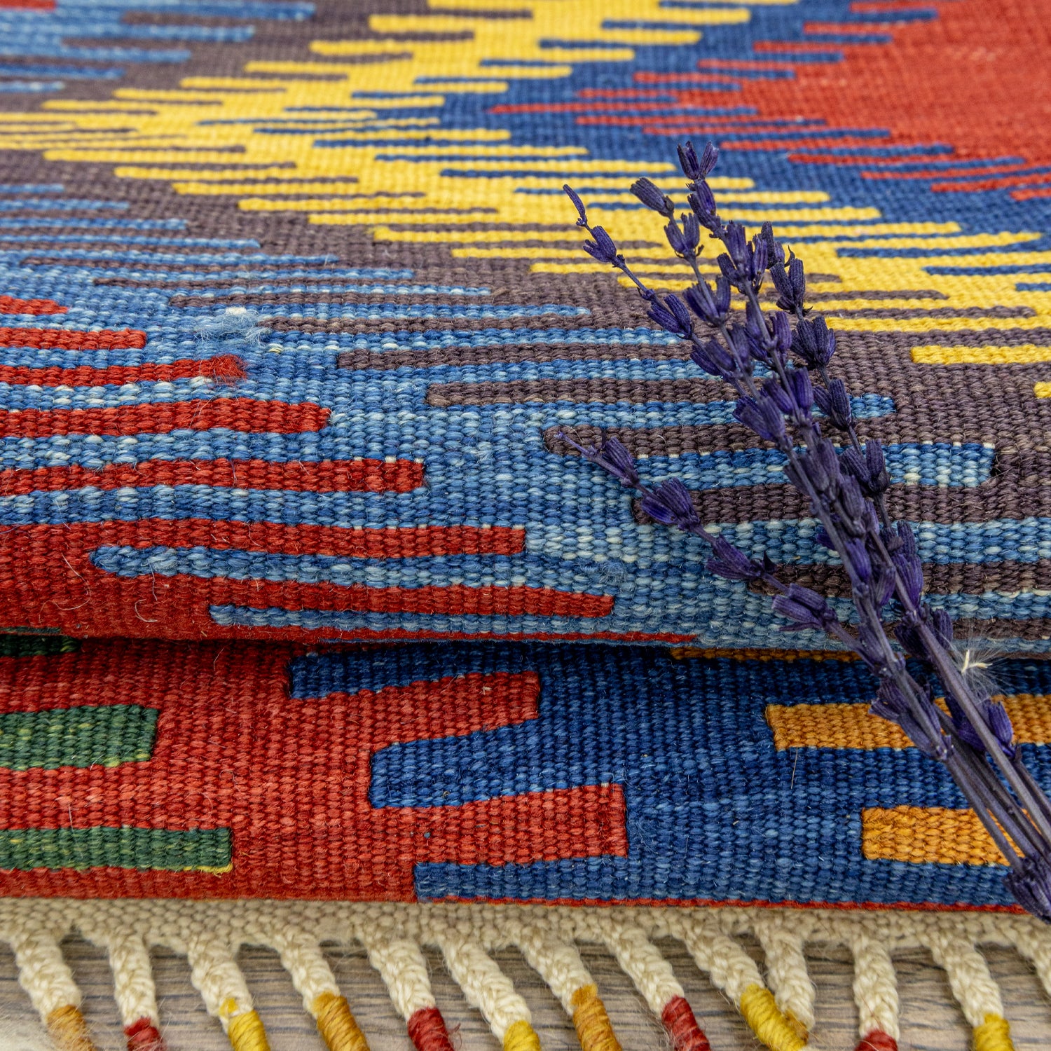 Judos Geometrik Tasarımlı Kilim 130X177 Cm
